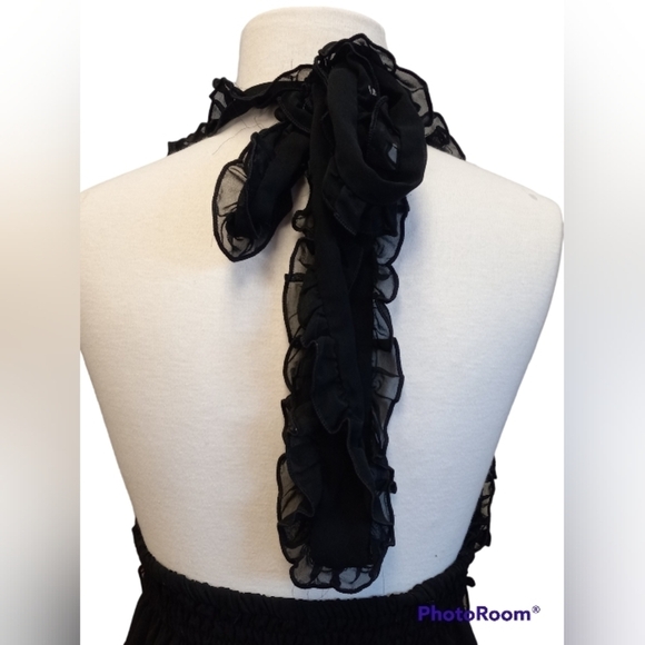 Mercury Duo Black Halter Dress - Picture 7 of 8